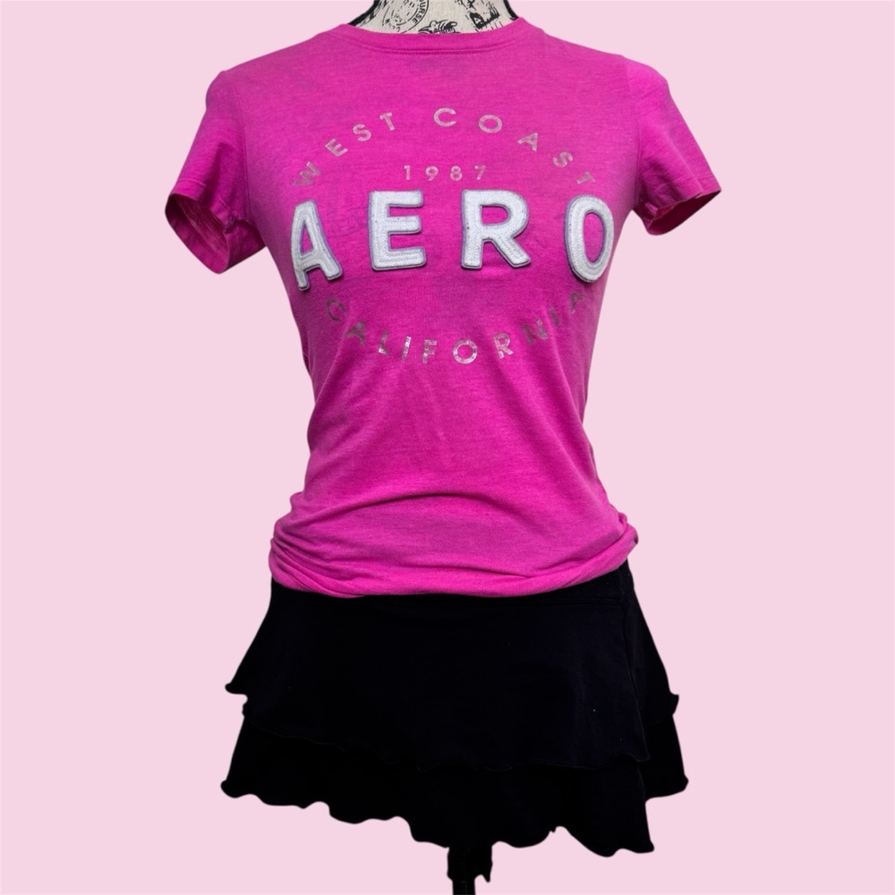 Aeropostle  Pink Graphic Tee